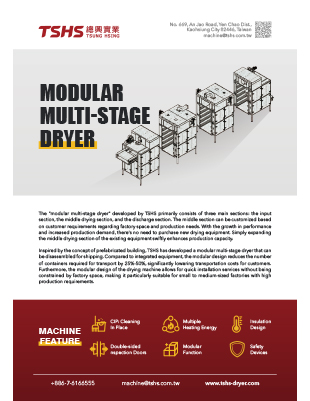 MODULAR MULTI STAGE DRYER