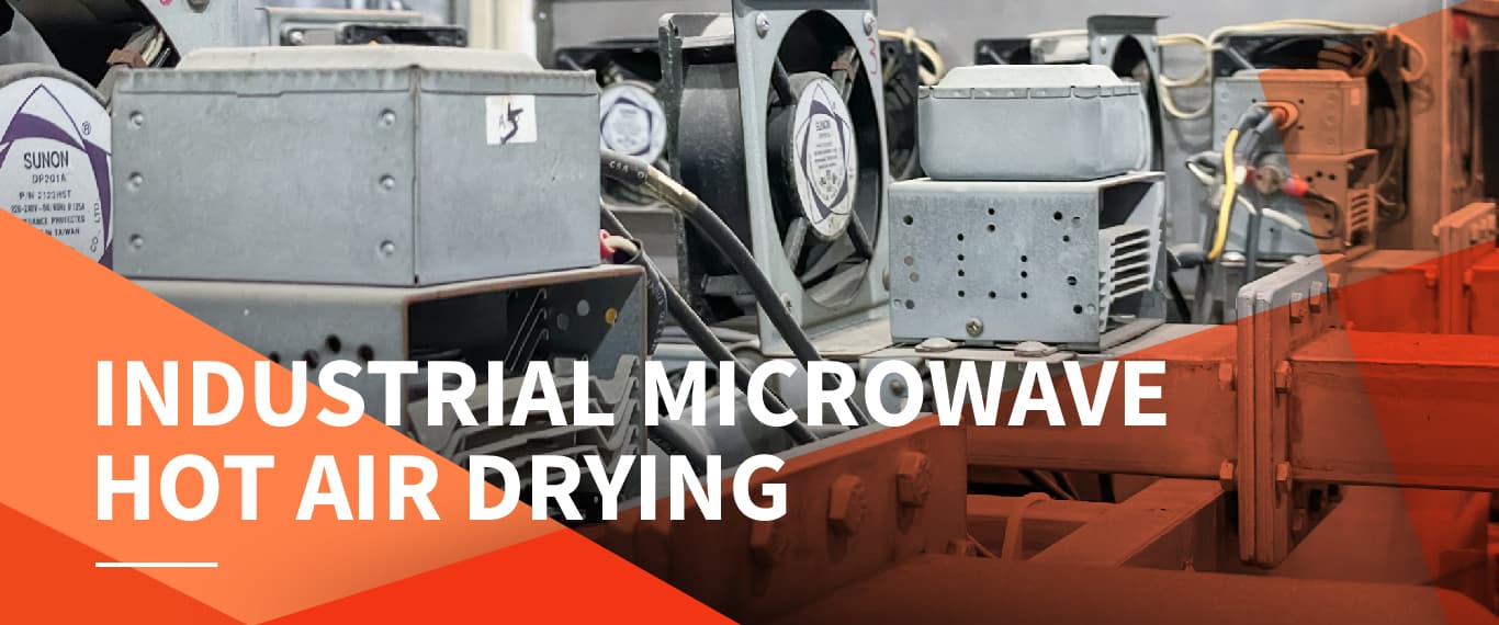 Industrial microwave hot air drying and heating technology